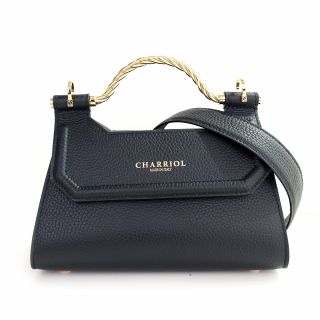 Celtic Bag Mini- Leather Black/Nude