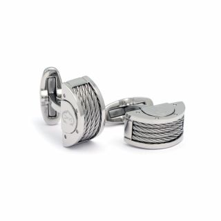 Steel Cufflinks Homme Col.