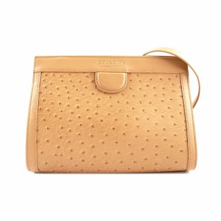 Deauville Ostrich-Crossbody bag-Light brown