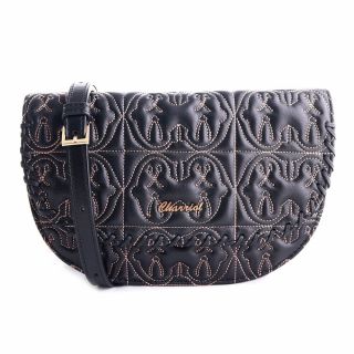 Quilted Celtic -Handbag-Black