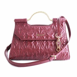 Quilted Celtic -Handbag-Bordeaux