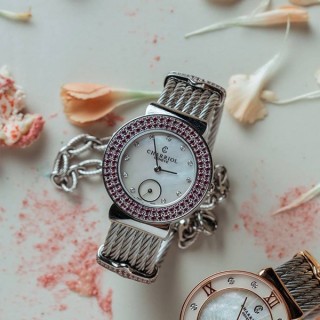 St-Tropez Rhodolite watch 30mm